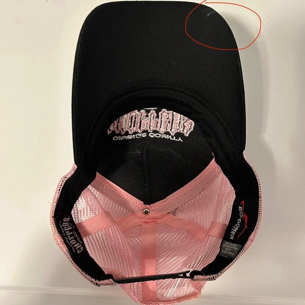 OCC Orange County Choppers Women Ball Cap One Size Snap Back Embroidery Moto Y2k